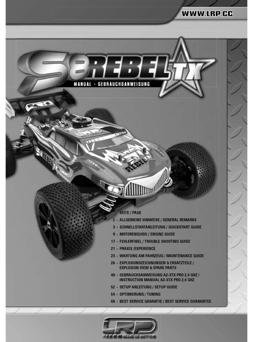 LRP S8 REBEL TX owner's guide
