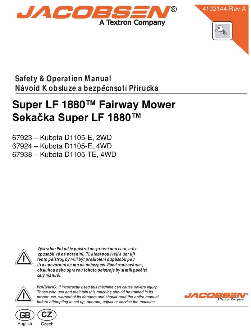 Jacobsen Super LF 1880 Fairway 67923 Guide