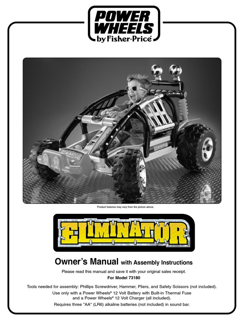 Power Wheels Eliminator 73180 owner's manual