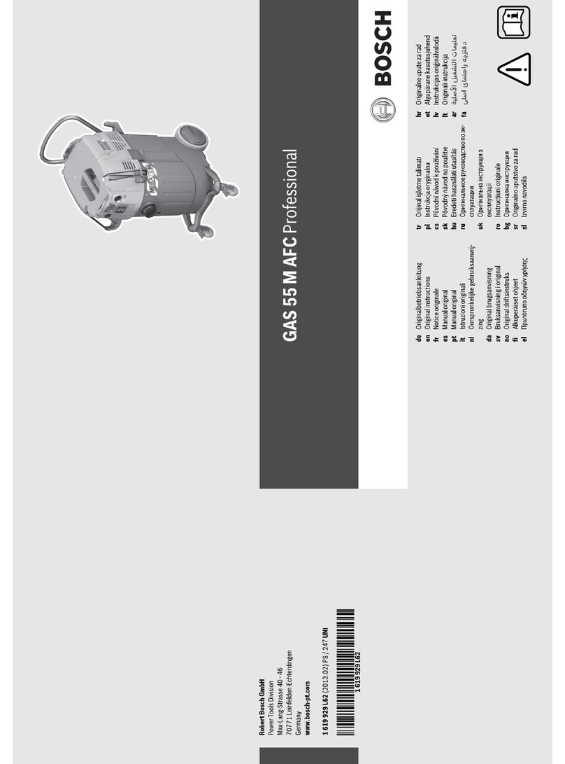 Bosch GAS 55 M AFC Professional User manual