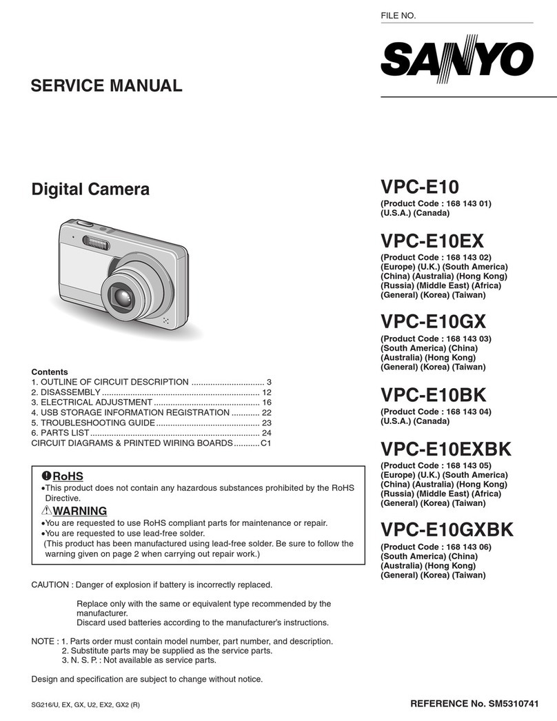 Sanyo VPC-E10 User manual