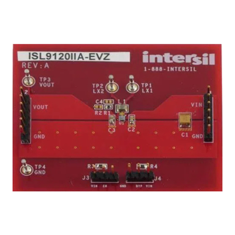 Intersil ISL9120IIx-EVZ User manual