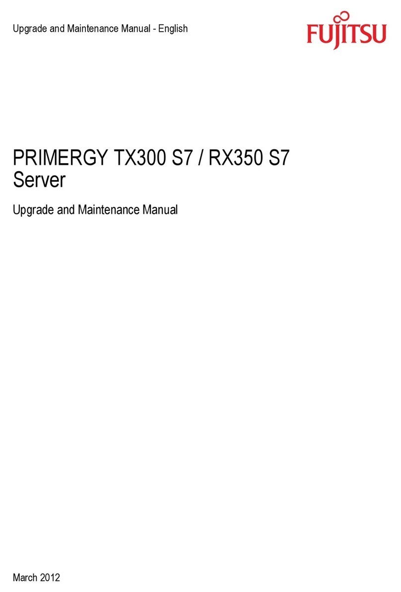 Fujitsu PRIMERGY TX300 S7 User manual