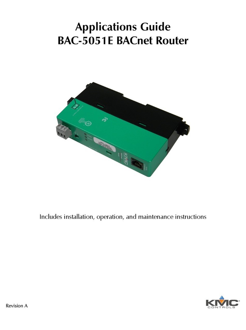 KMC Controls BAC-5051E Application guide