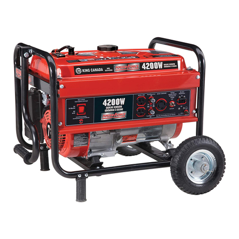 King Canada KCG-4200G instruction manual