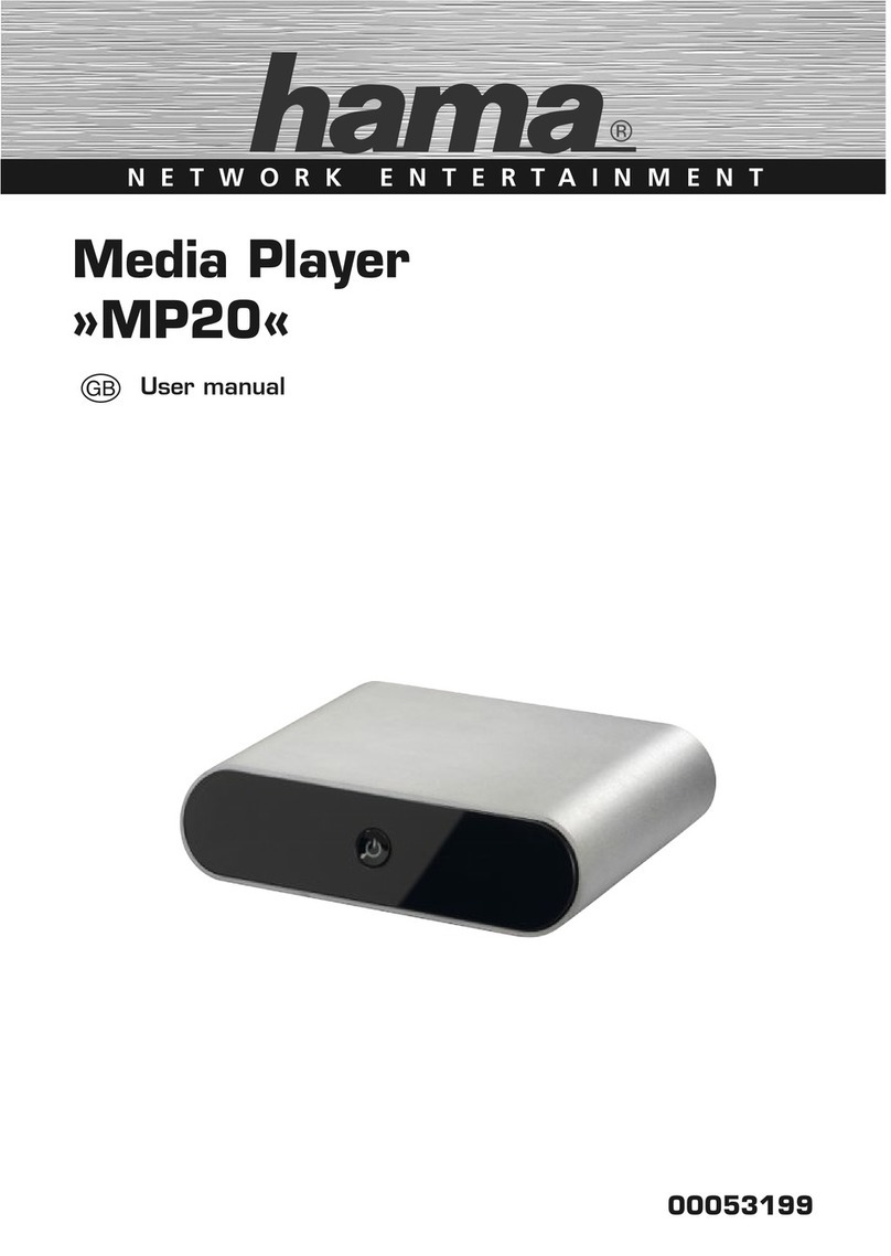 Hama MP20 User manual