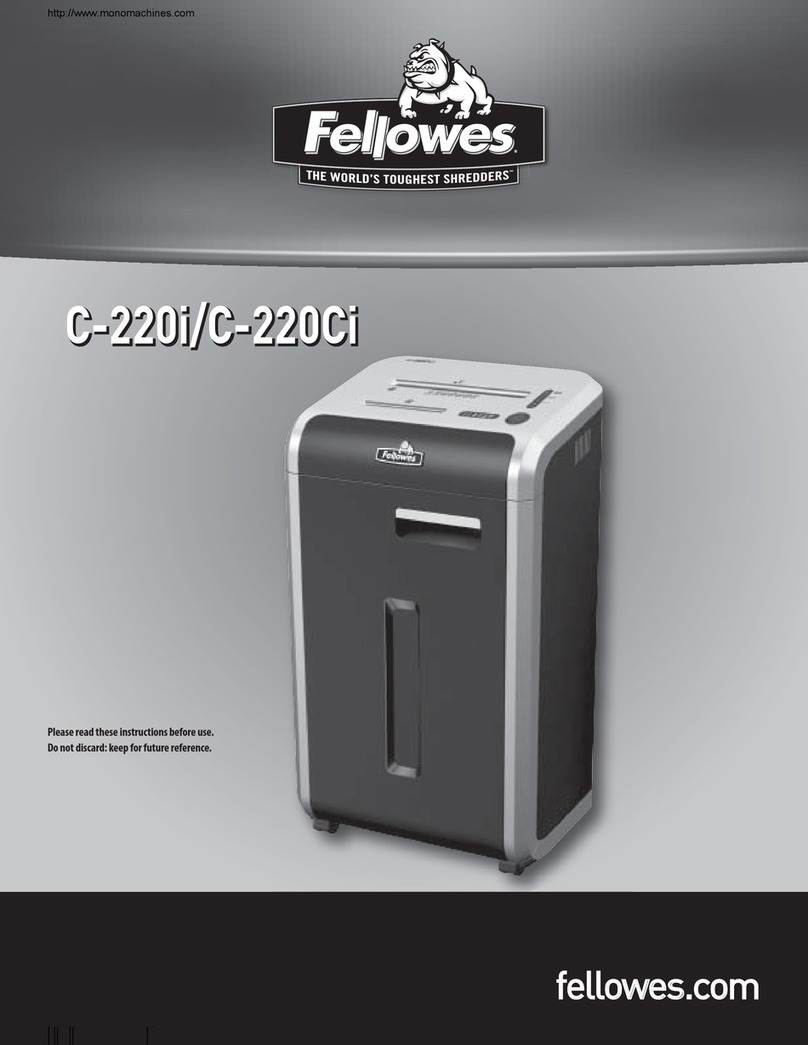 Fellowes c-220i User manual