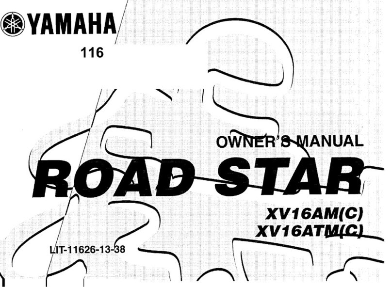 Yamaha Road Star XV16AMC owner's manual