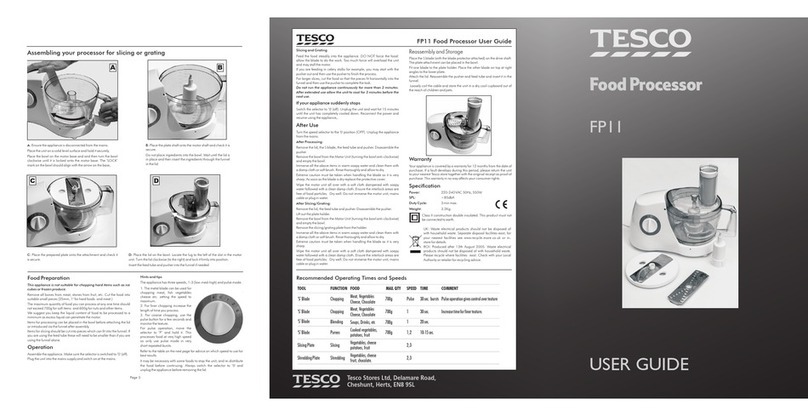 Tesco FP11 user guide