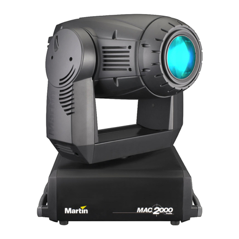 Martin MAC 2000 Wash XB Service manual