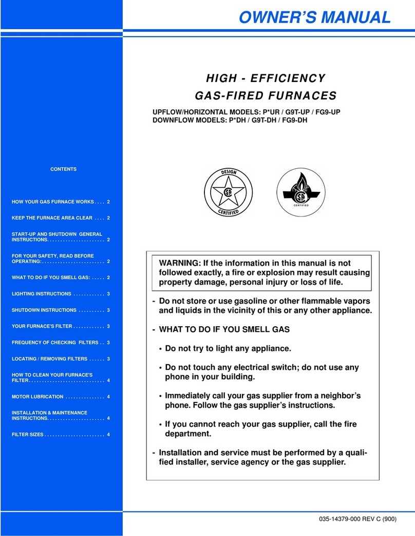 Unitary products group G9T-DH User manual