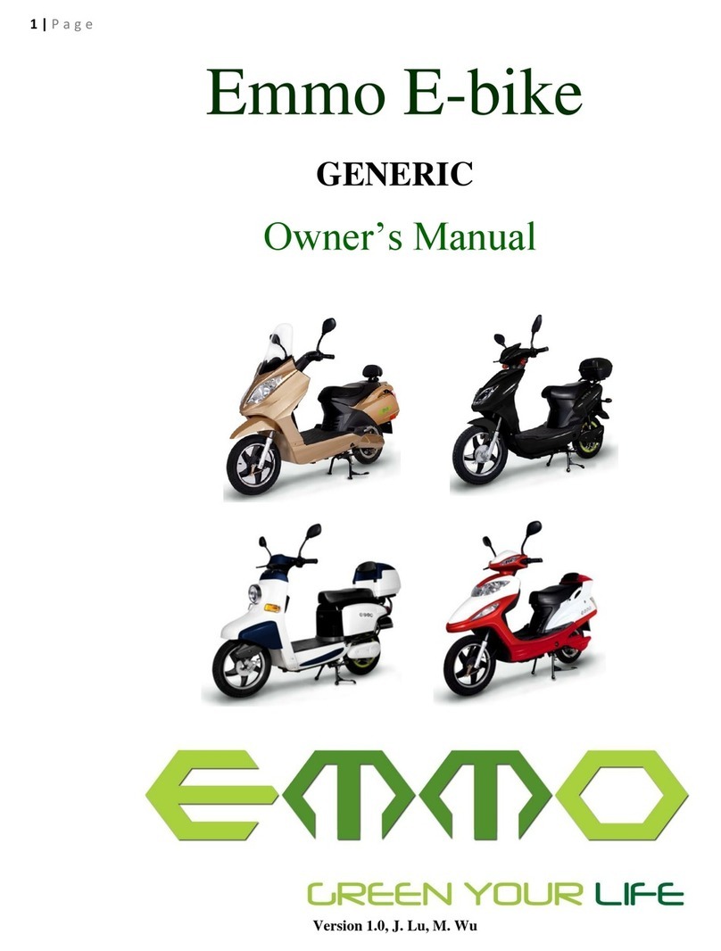 EMMO E-bike GENERIC User manual