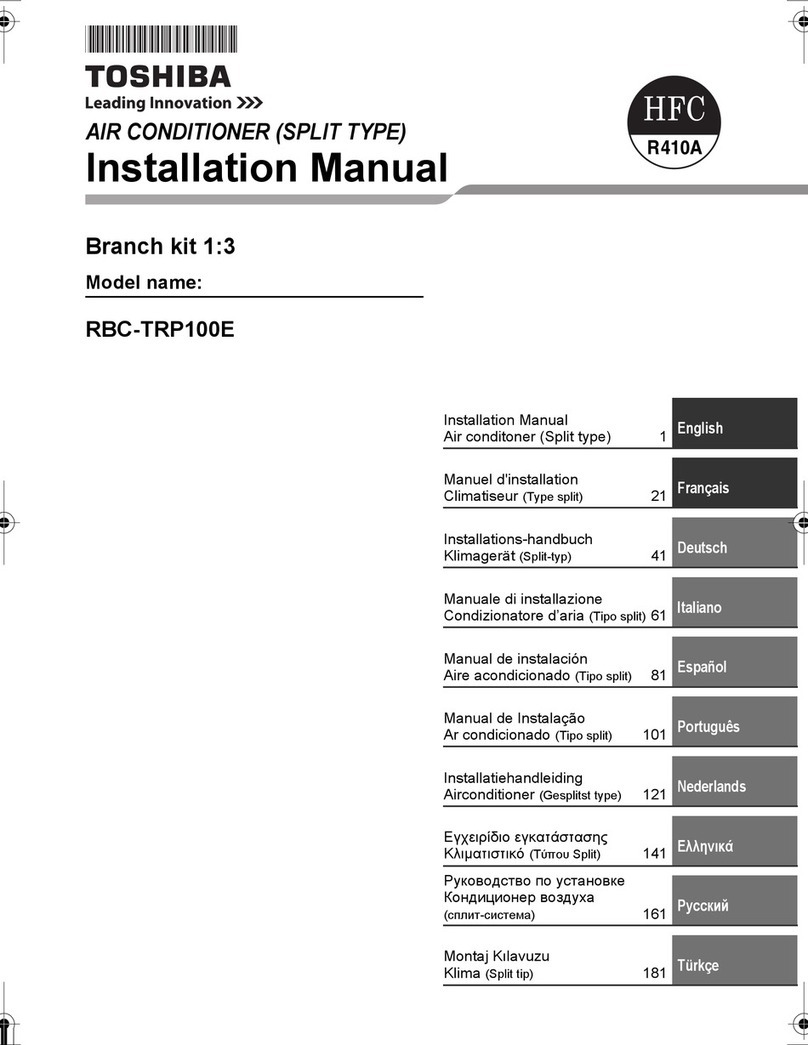 Toshiba RBC-TRP100E installation manual Toshiba RBC-TRP100E installation manual