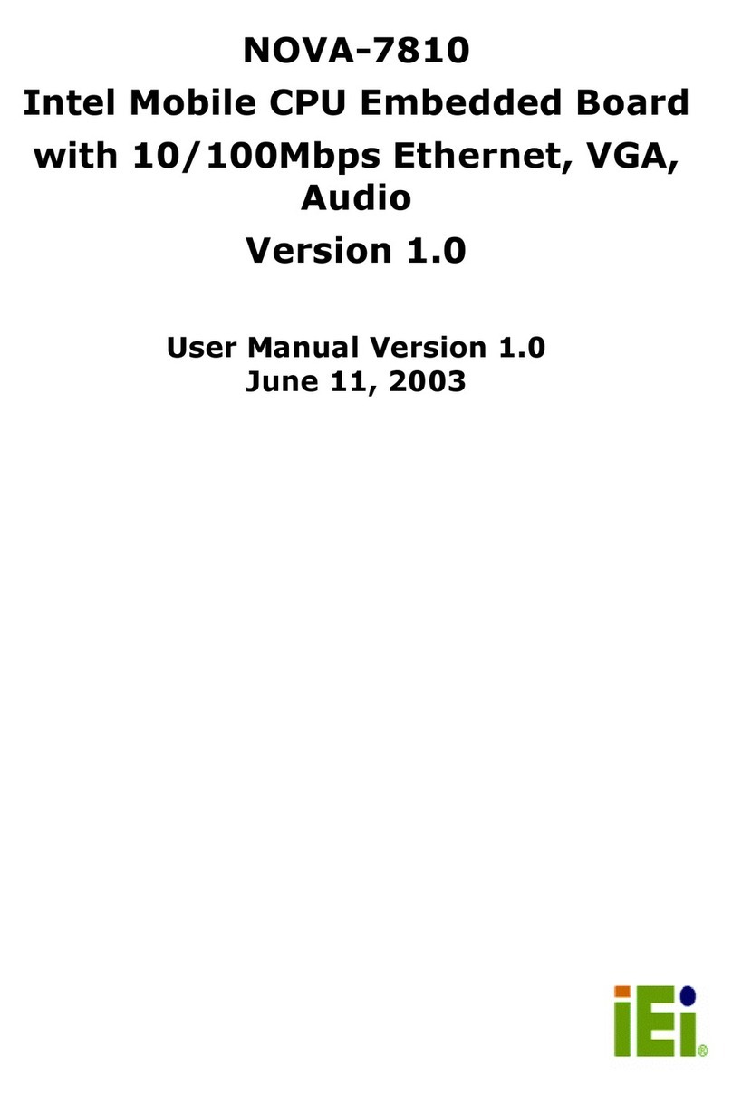 IEI Technology NOVA-7810 User manual
