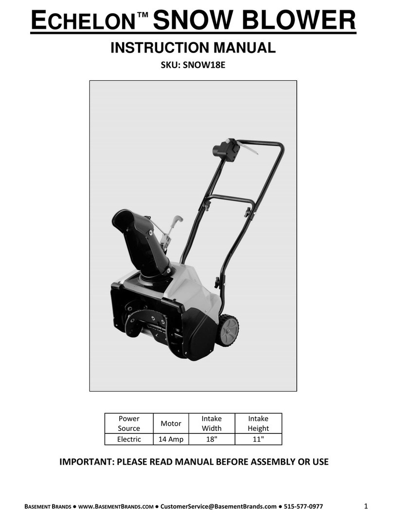 Echelon SNOW18E instruction manual