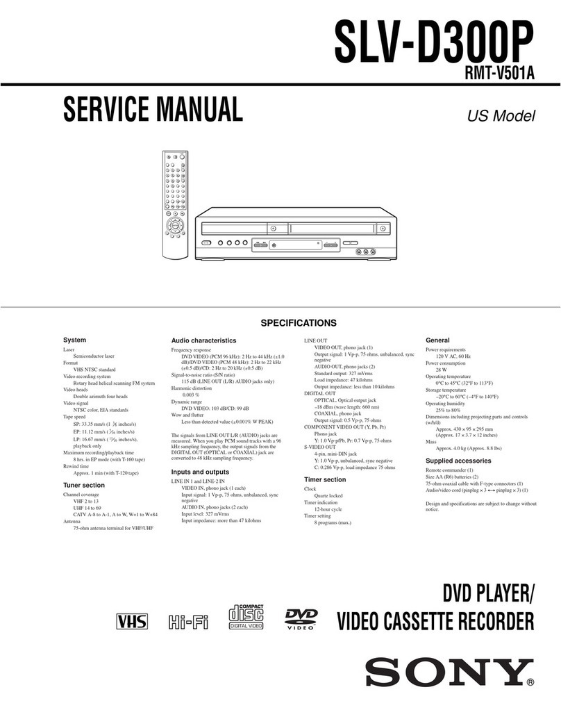 Sony SLV-D300P Operating Instructions (SLVD300P) User manual