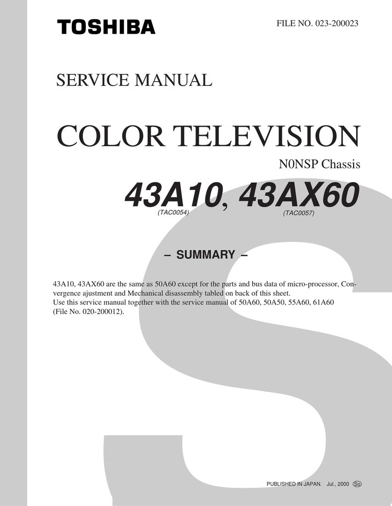 Toshiba 43A10 User manual Toshiba 43A10 User manual