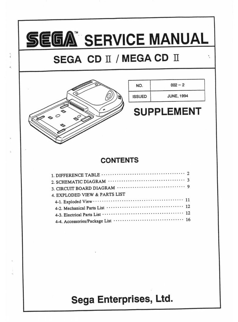 Sega CD II User manual