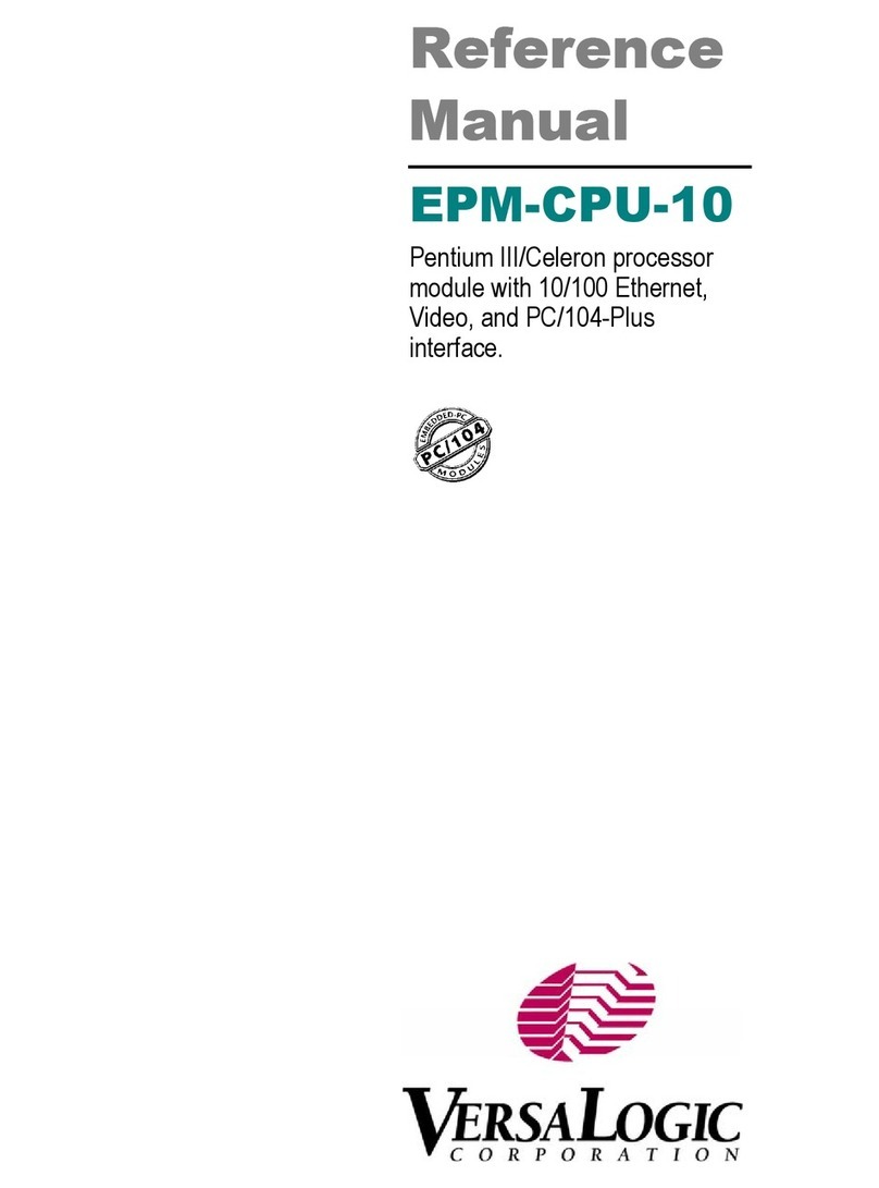 VersaLogic EPM-CPU-10 User manual