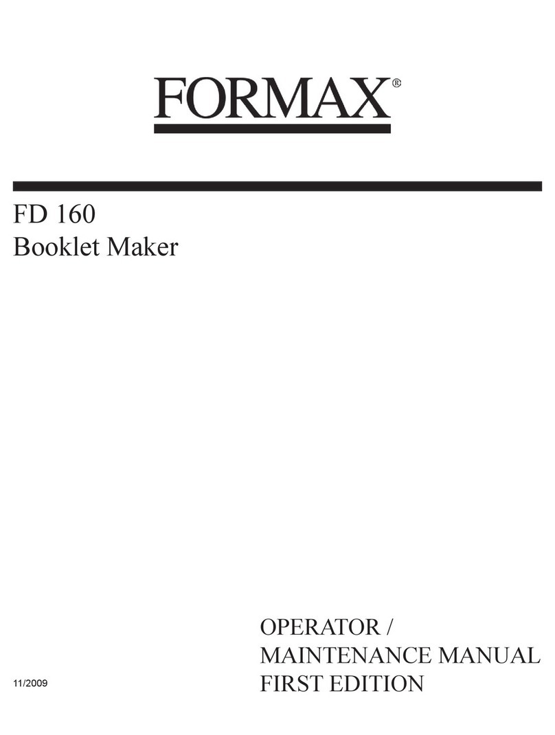 Formax FD 160 Installation instructions