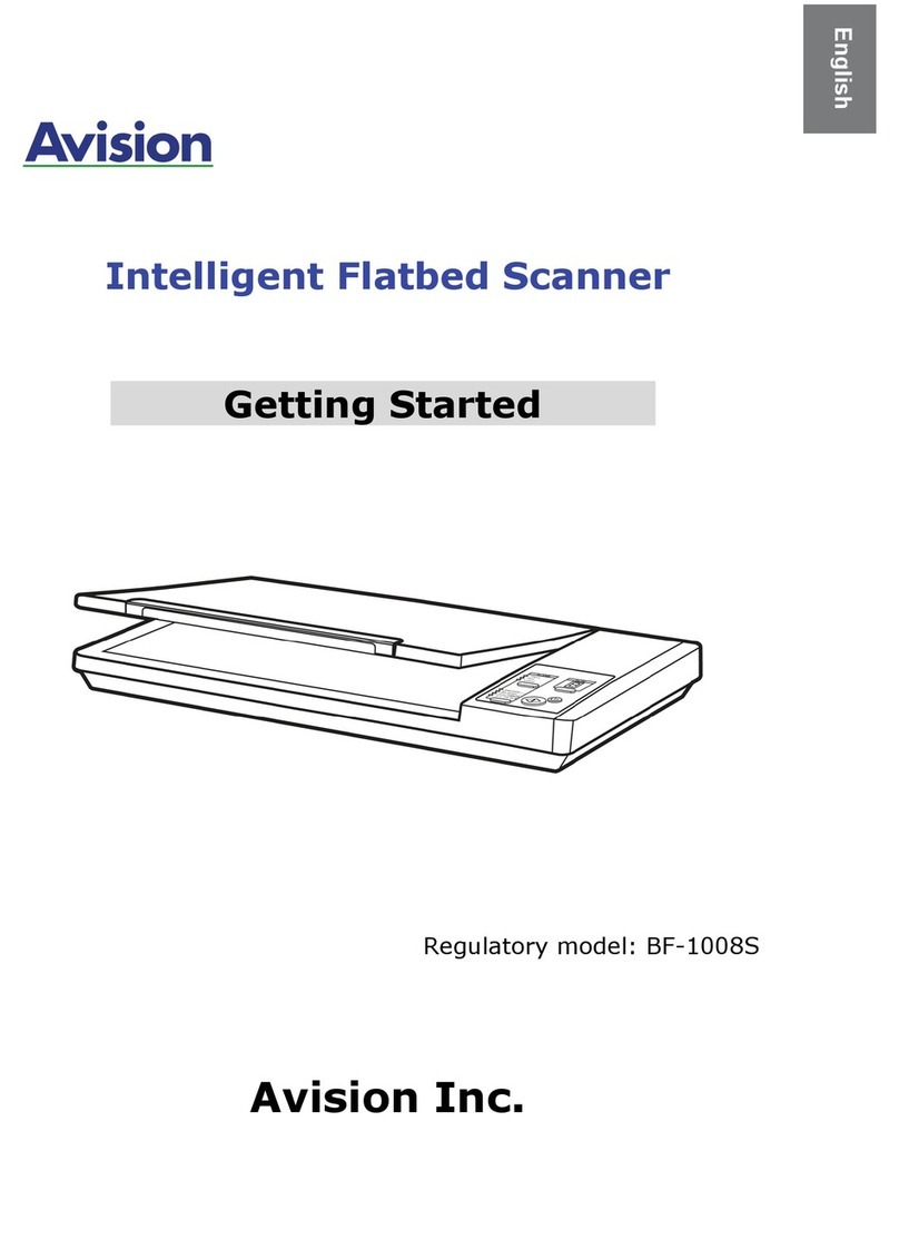 Avision BF-1008S User manual