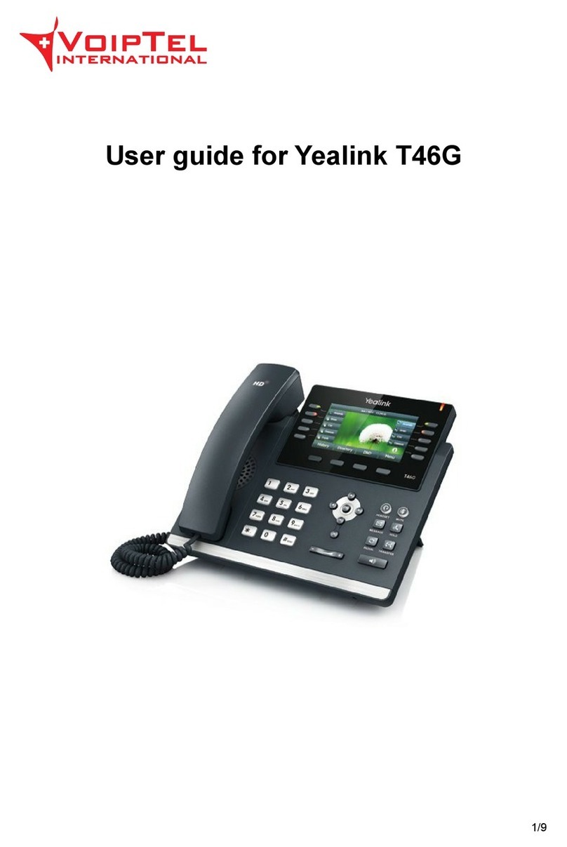 Yealink T46G Skype For Business Edition user guide