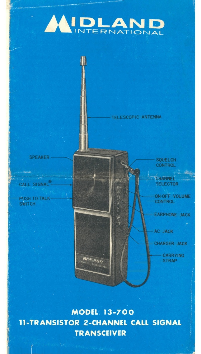 Midland 13-700 User manual