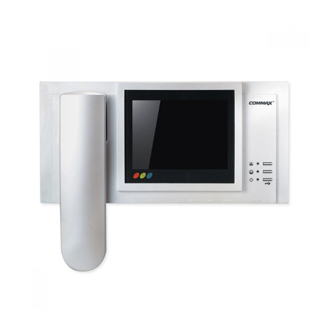 Commax CDV-50 Use and care guide