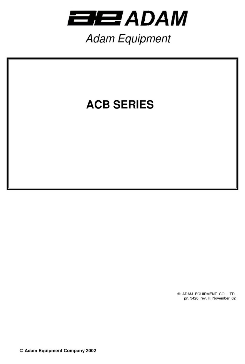 Adam Equipment ACB-600H manual