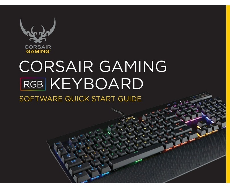 Corsair Gaming K70 quick start guide