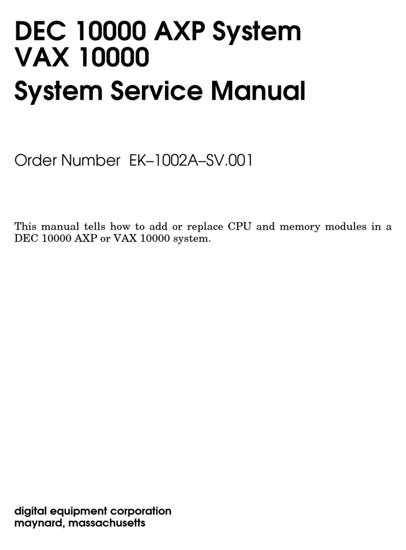 Digital Equipment DEC 10000 User manual Digital Equipment DEC 10000 User manual
