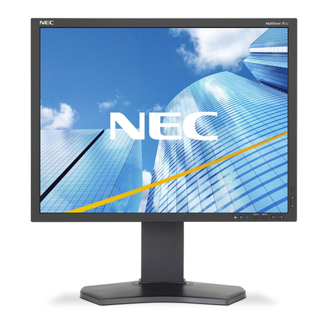 NEC MultiSync P212 User manual