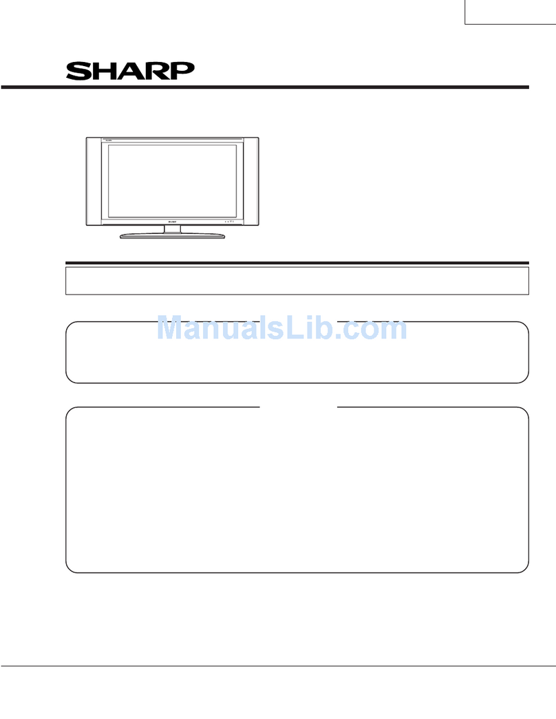Sharp LC-37DB5U User manual