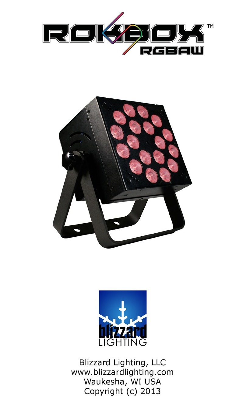Blizzard Lighting Rokbox 5 RGBAW manual Blizzard Lighting Rokbox 5 RGBAW manual