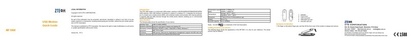 Zte MF190A User manual