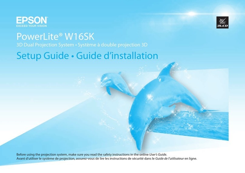 Epson PowerLite W16SK User manual
