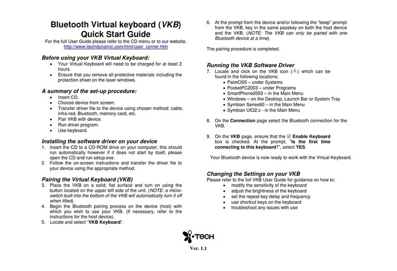 Ltech VKB quick start guide