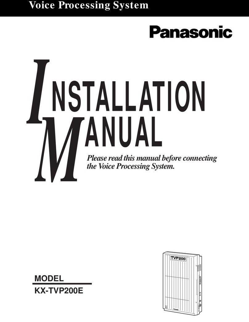 Panasonic KX-TVP200E installation instructions