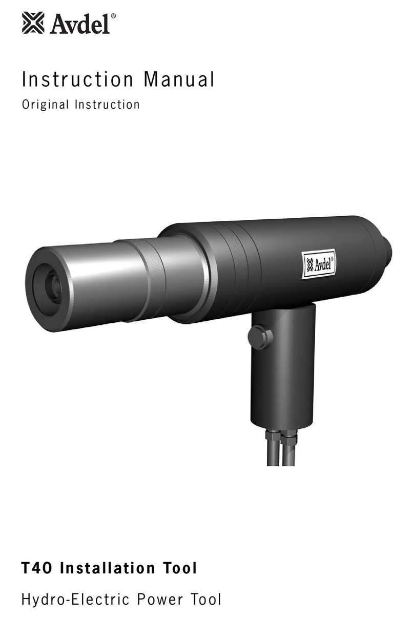 Avdel T40 instruction manual