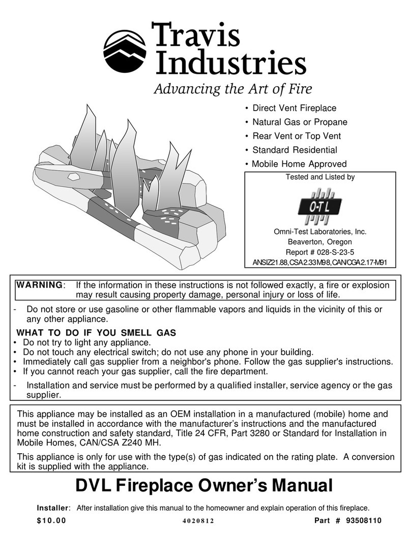 Travis Industries Travis DVL User manual