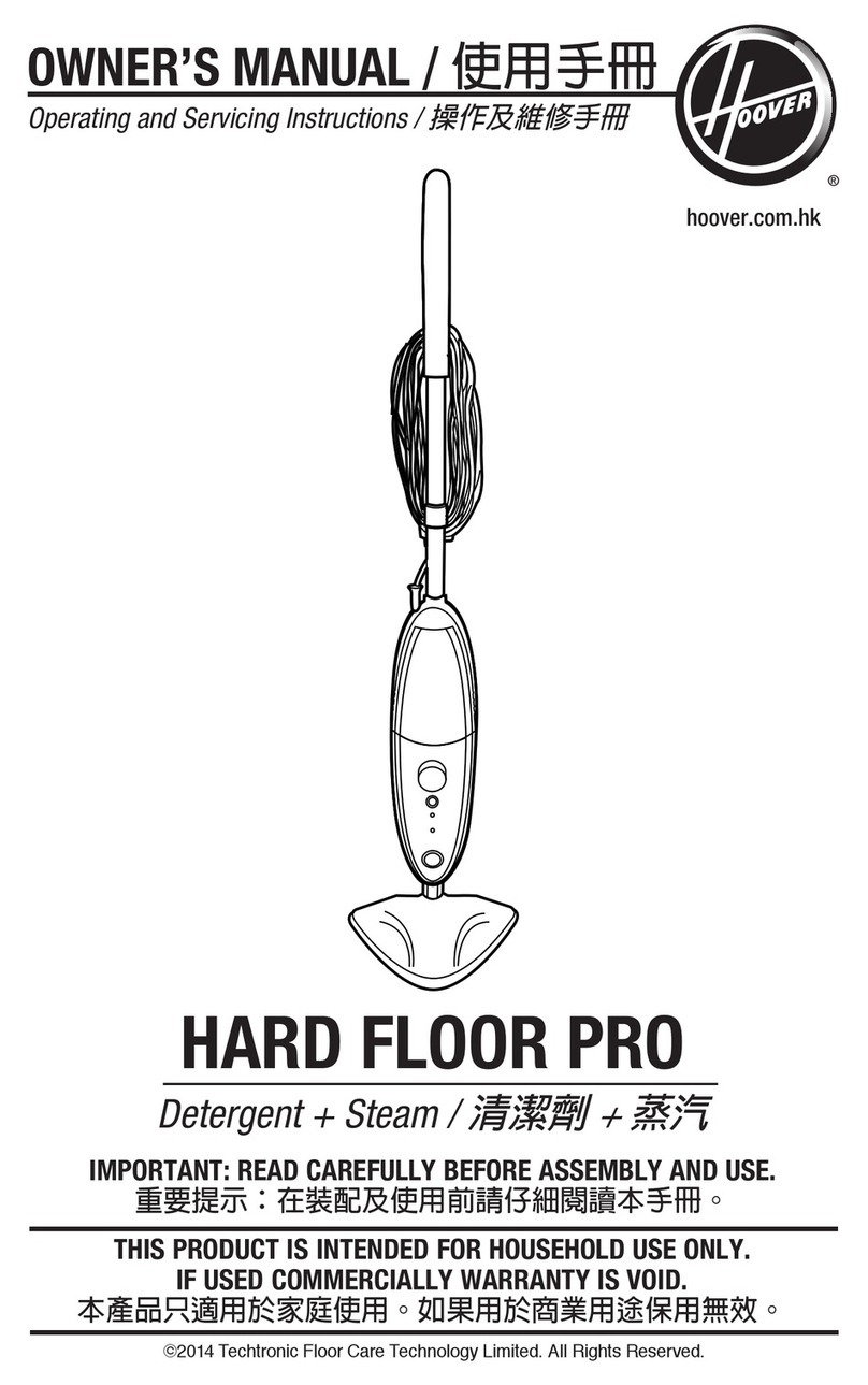 Hoover HARD FLOOR PRO User manual