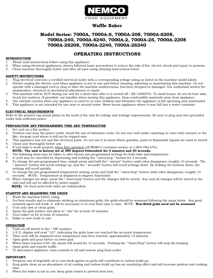 Nemco 7000A User manual