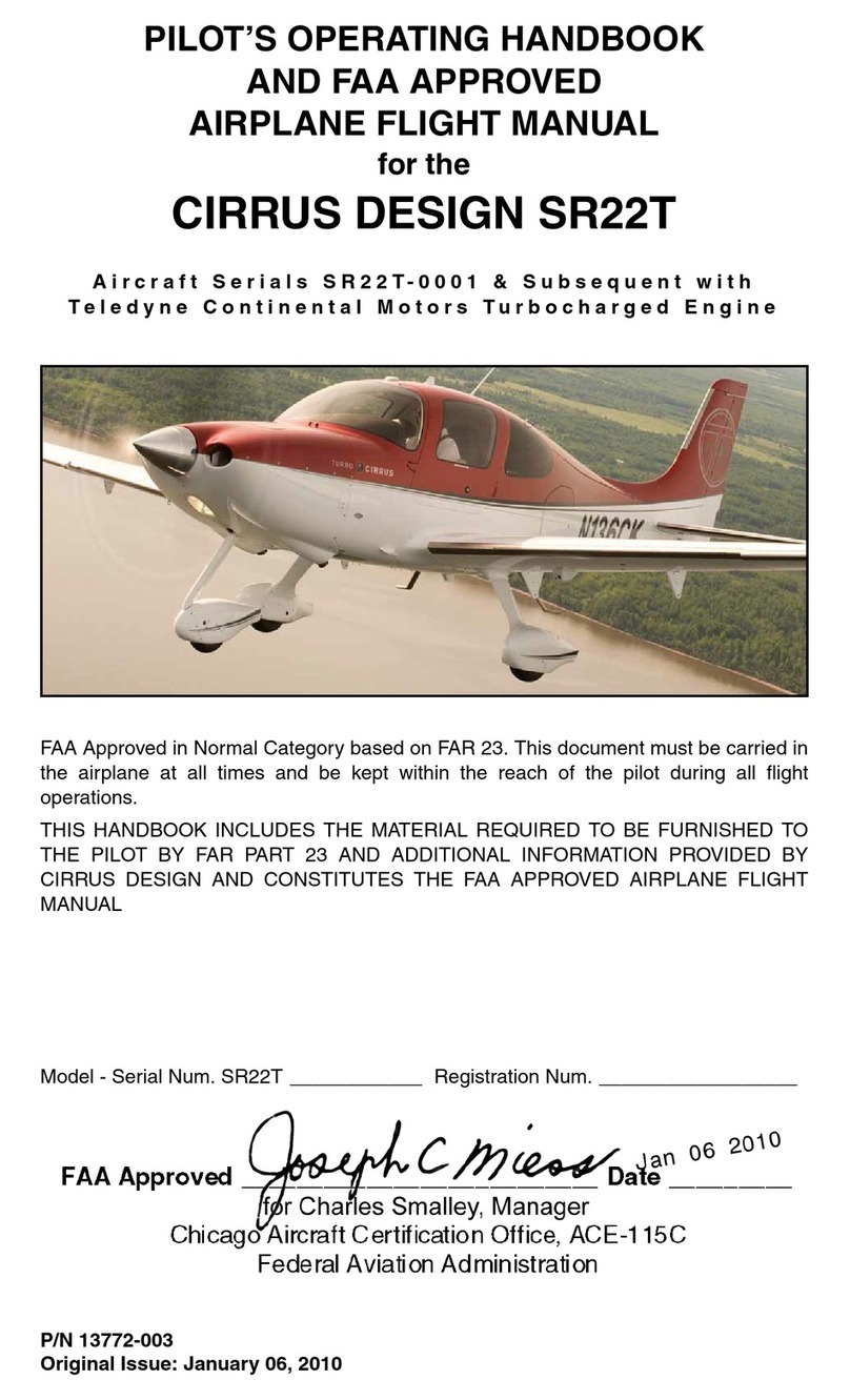 Cirrus SR22T Pilot operating handbook