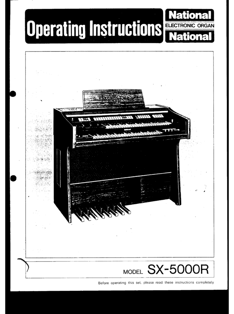Technics SX-5000R User manual
