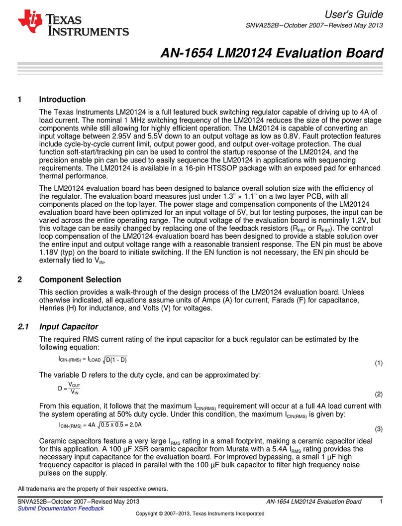Texas Instruments LM20124 User manual
