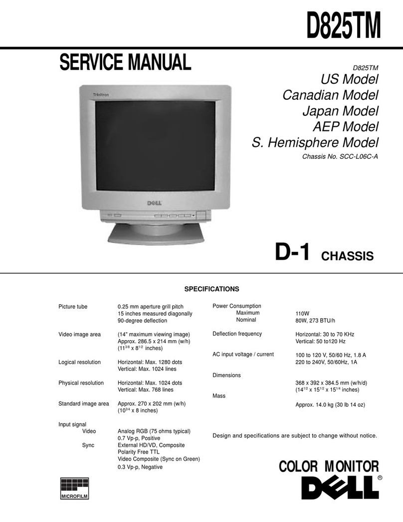 Dell D825TM User manual