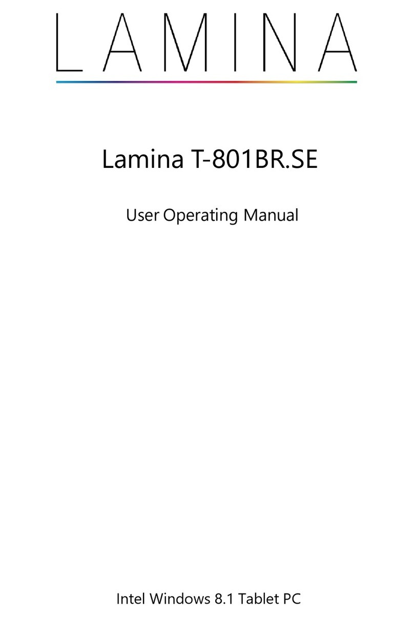 Lamina T-801BR.SE Operation instructions