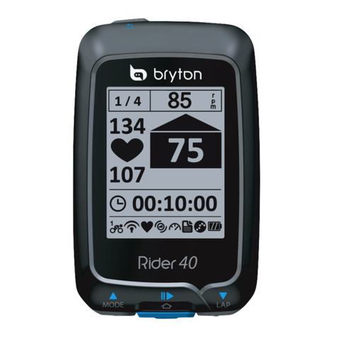 Bryton Rider user manual