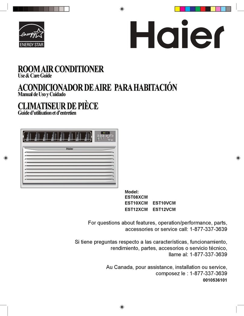 Haier EST08XCM User manual