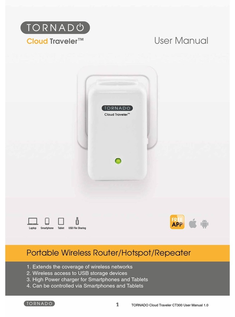 Tornado Cloud Traveler CT300 user manual